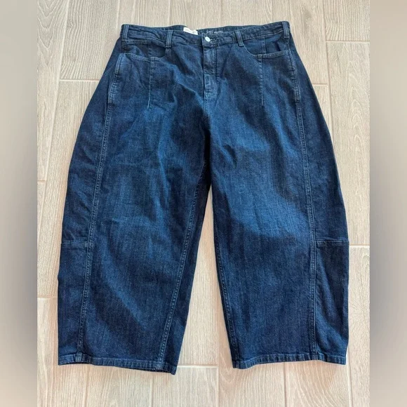 PILCRO ANTHROPOLOGIE Barrel Jeans Size 18W VGUC - Picture 1 of 4